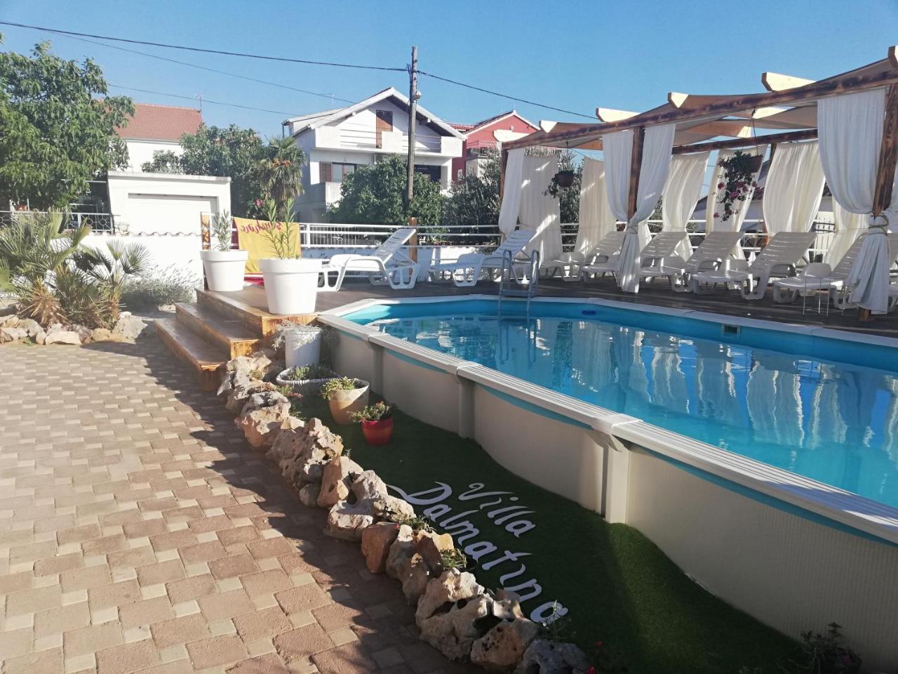 Apartments Villa Dalmatina Vodice Bagian luar foto